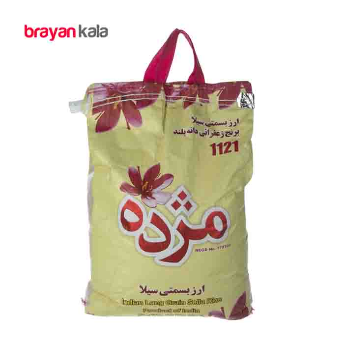 عکس اصلی برنج هندی مژده وزن 10 کیلوگرم